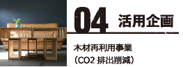 木材再利用事業(Co2排出削減)